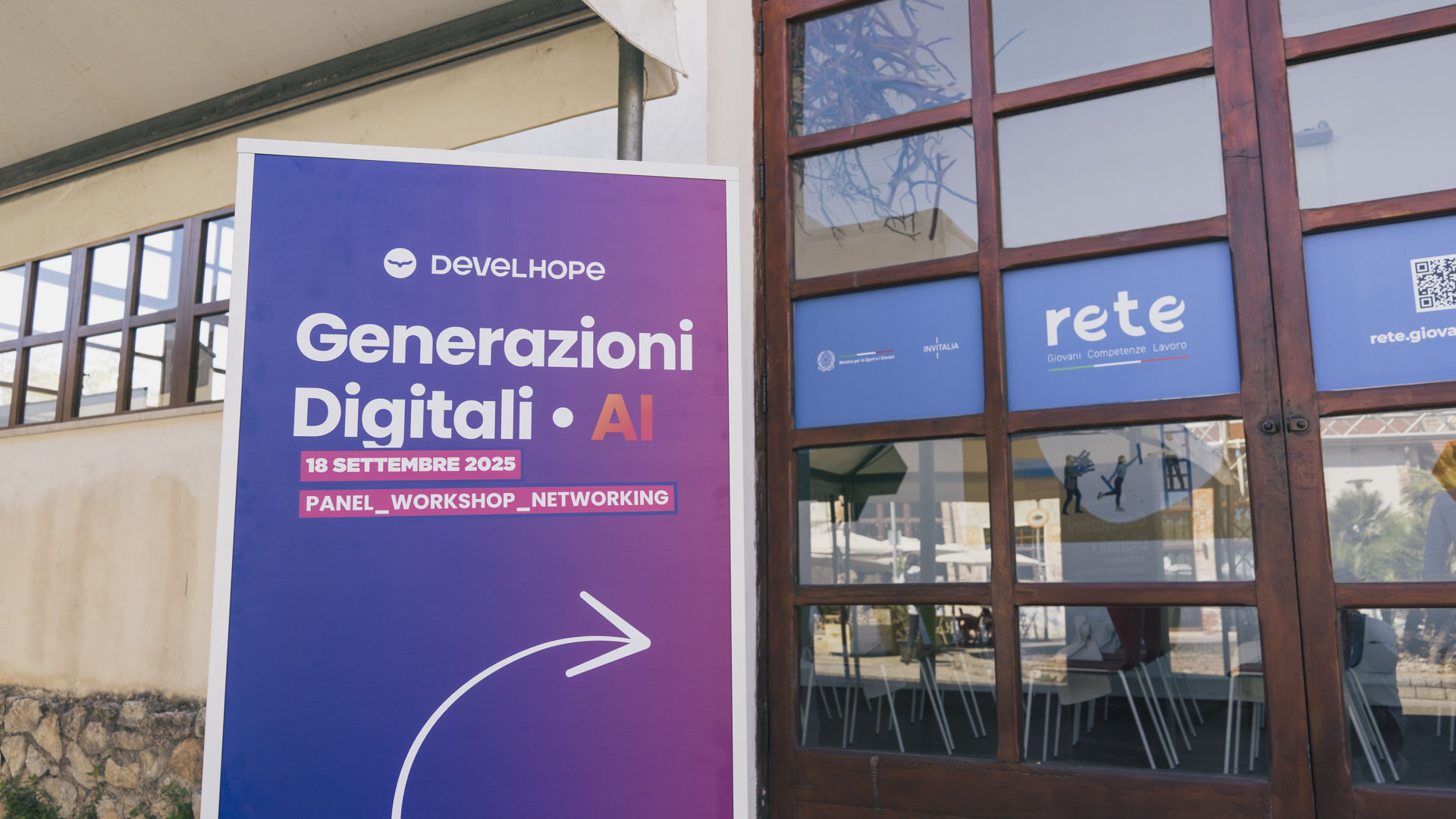 Giovani e innovazione ai Cantieri Culturali alla Zisa: l’energia di Generazioni Digitali – AI e l’Open Day Hub Rete Palermo, un incontro tra idee, tecnologia e futuro