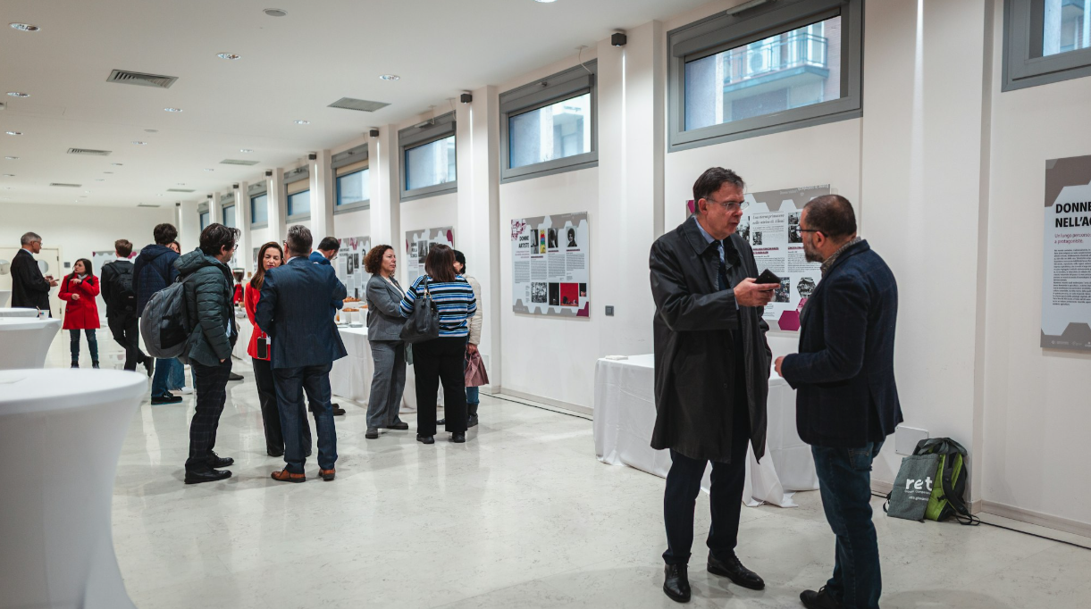 Un momento dell’evento “Crea, Cresci, Trasforma” alla Camera di Commercio di Verona, promosso da Hub Rete Verona in collaborazione con Invitalia